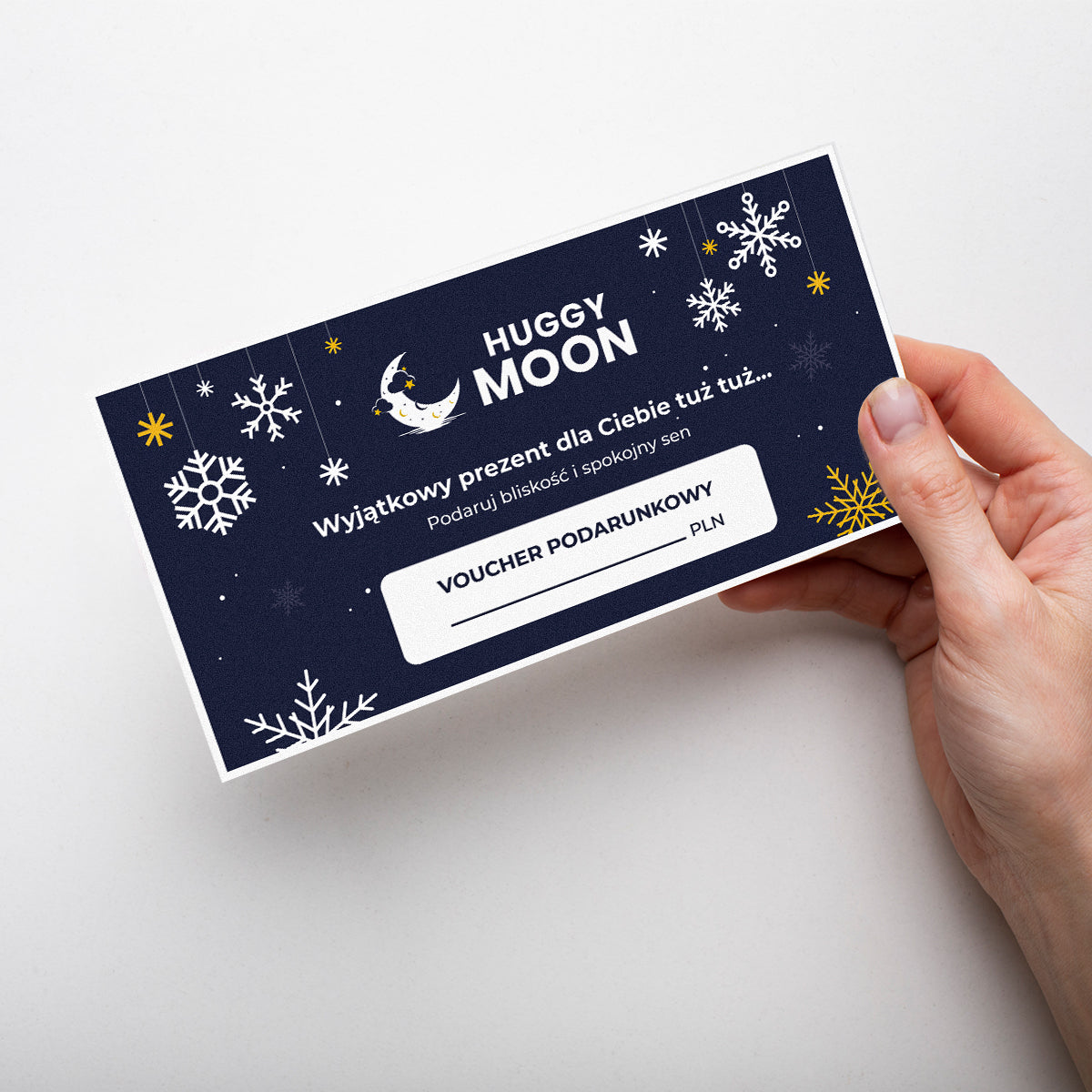 Cyfrowy bon podarunkowy HuggyMoon  z dostawą na e-mail