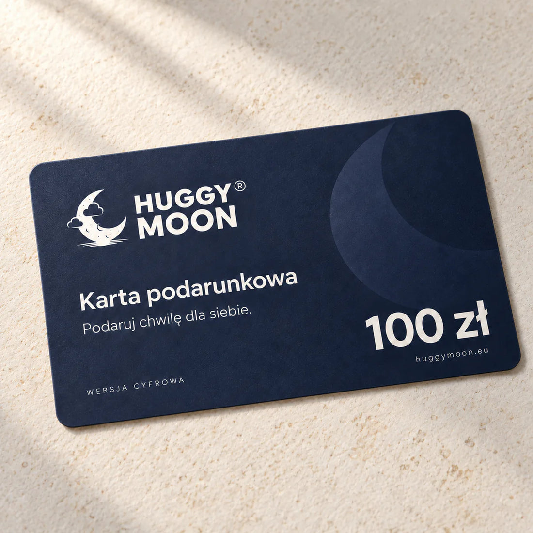 Cyfrowa karta podarunkowa HuggyMoon o wartości 100 zł