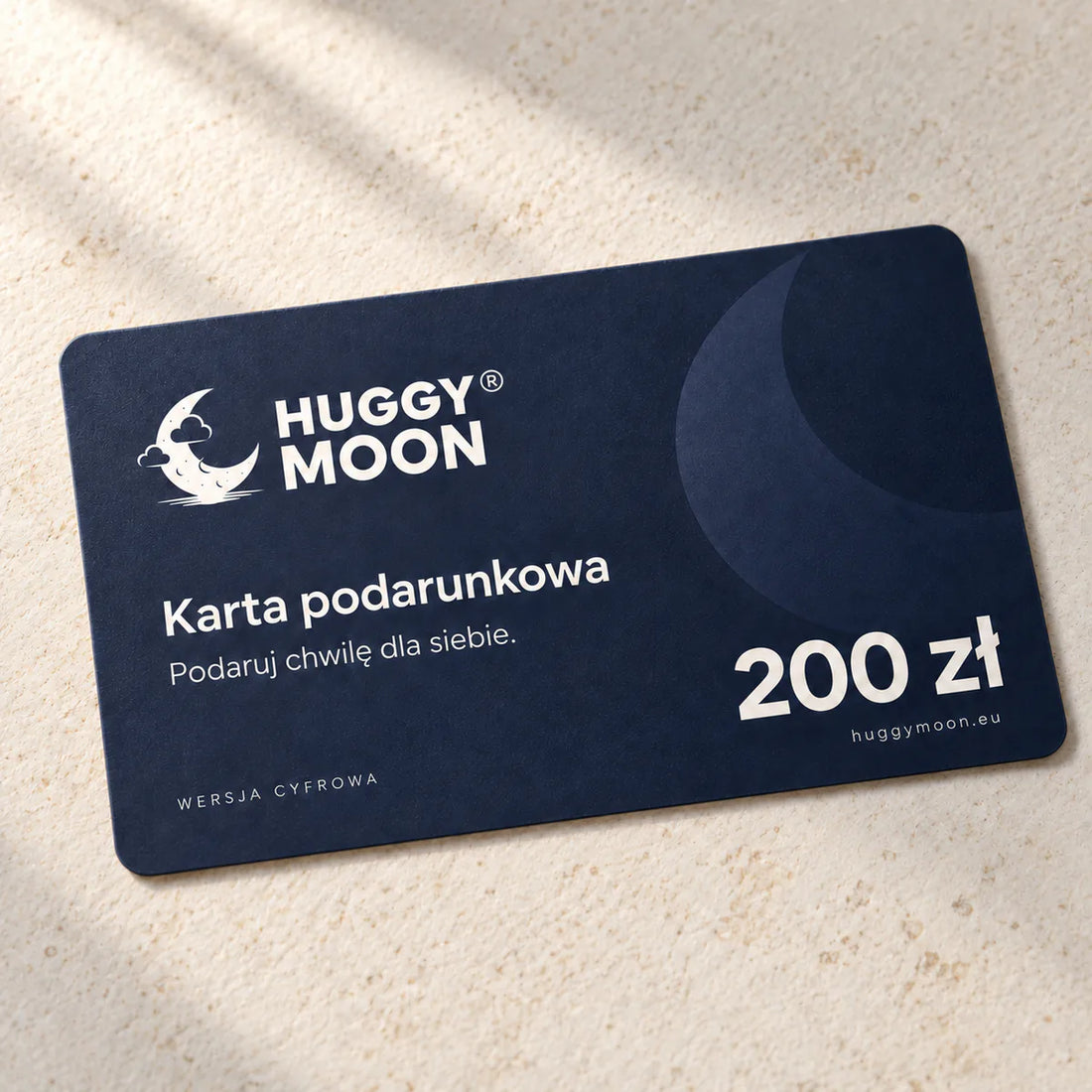 Cyfrowa karta podarunkowa HuggyMoon o wartości 100 zł